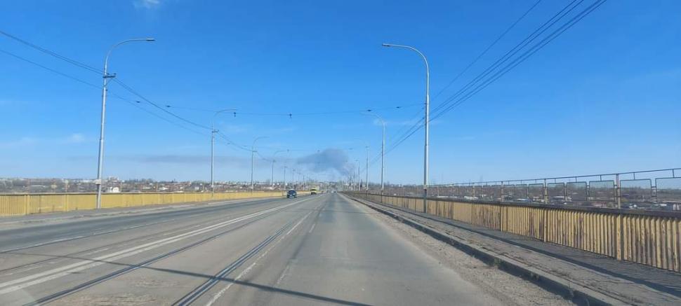 Incendiu violent în Ucraina | Fumul gros se vede de la Galați 822667