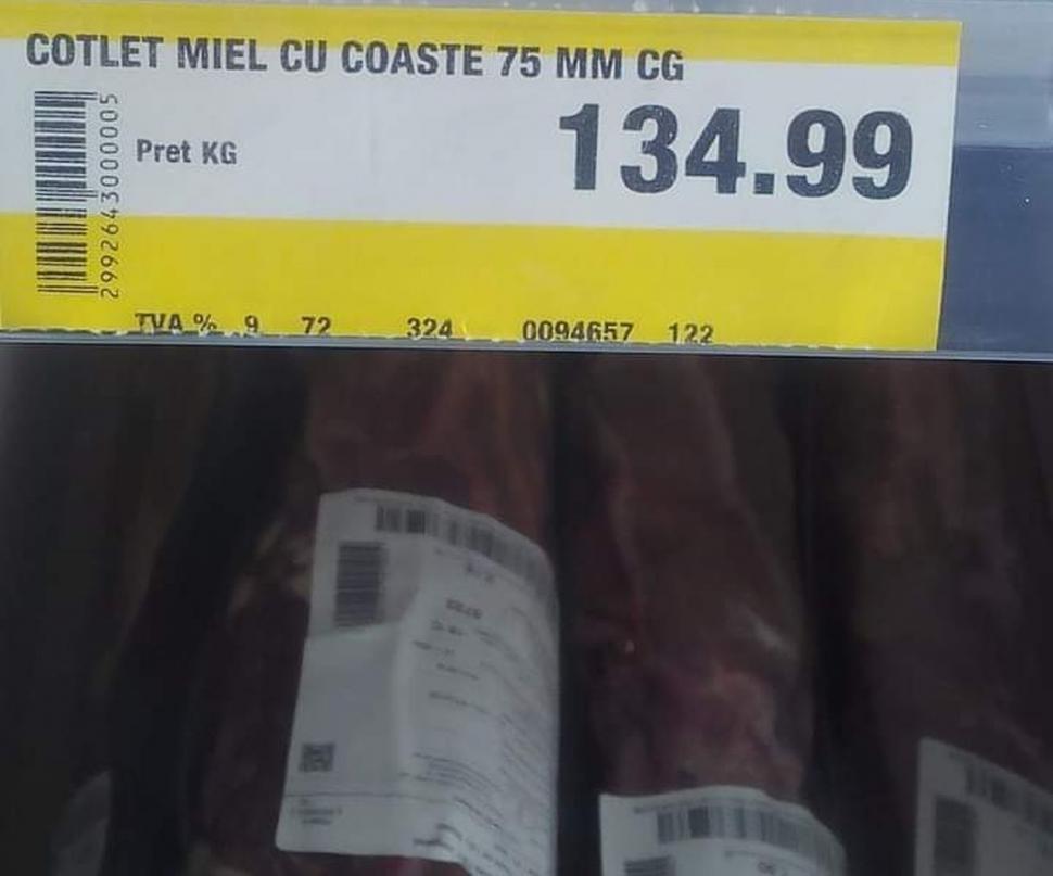 "Bubuie" preţul la carnea de miel. Cât a ajuns să coste un kilogram de carne în supermaket 822839