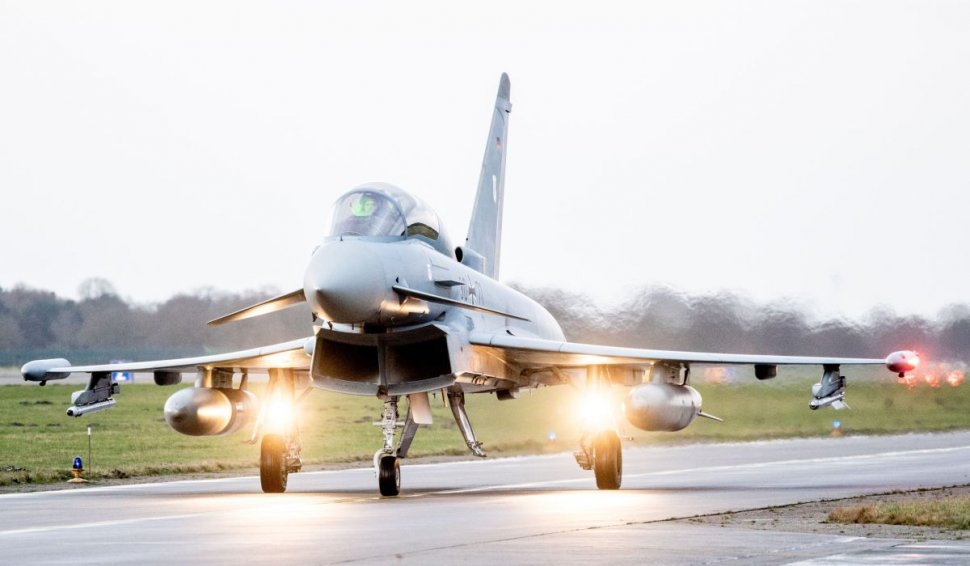 Marea Britanie și Germania au ridicat avioanele Typhoon după ce un aparat rusesc a fost depistat în apropierea unei țări NATO