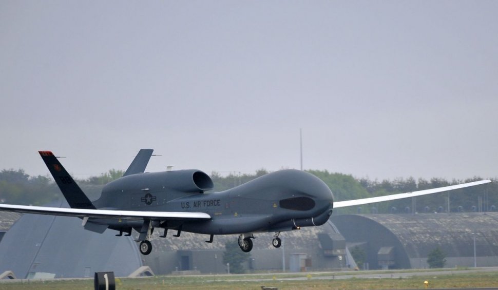 O dronă americană de spionaj la mare altitudine a zburat dinspre România peste Marea Neagră, la trei zile după incidentul de marți