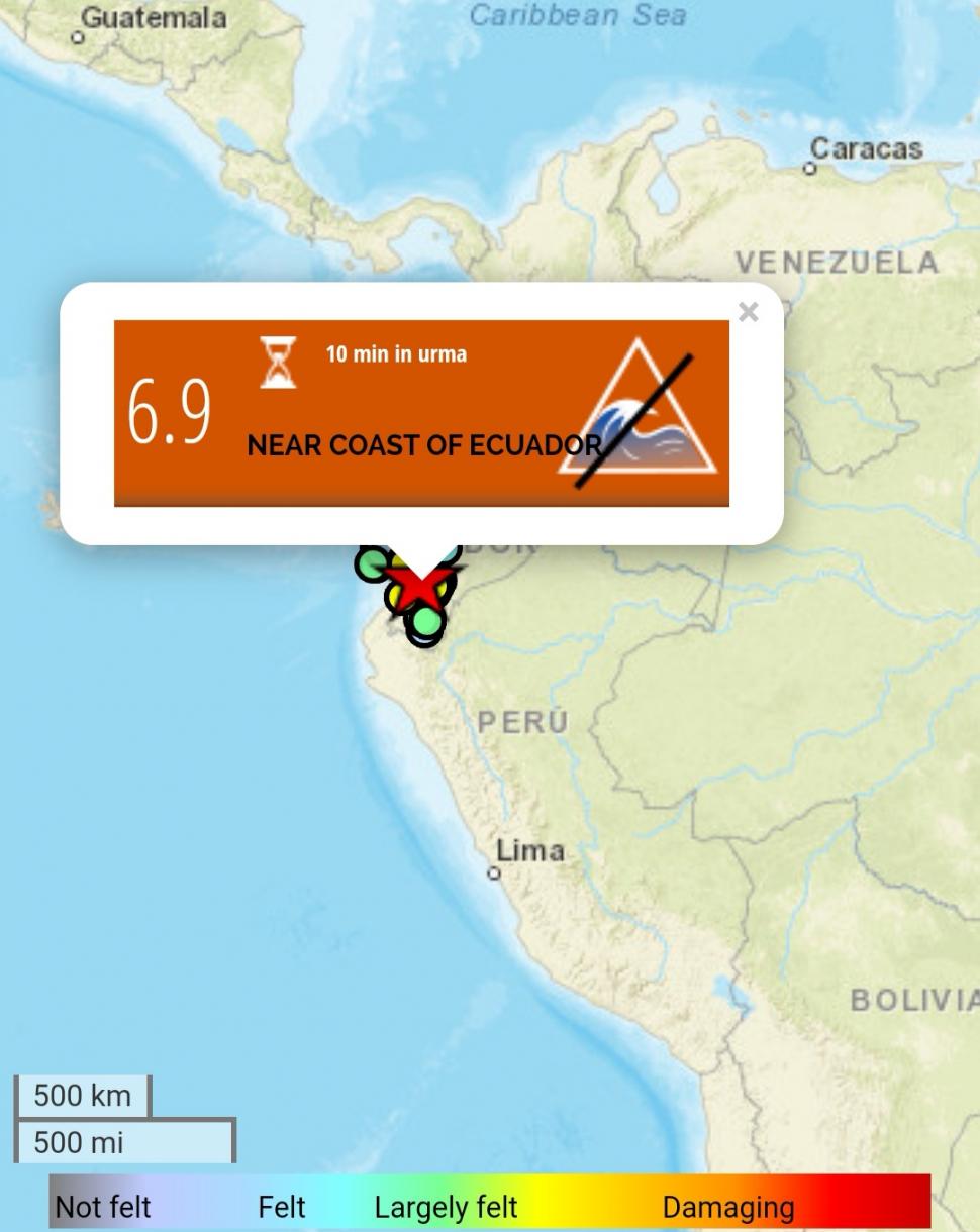Cutremur puternic în largul coastelor Ecuadorului. Primele imagini surprinse 823582