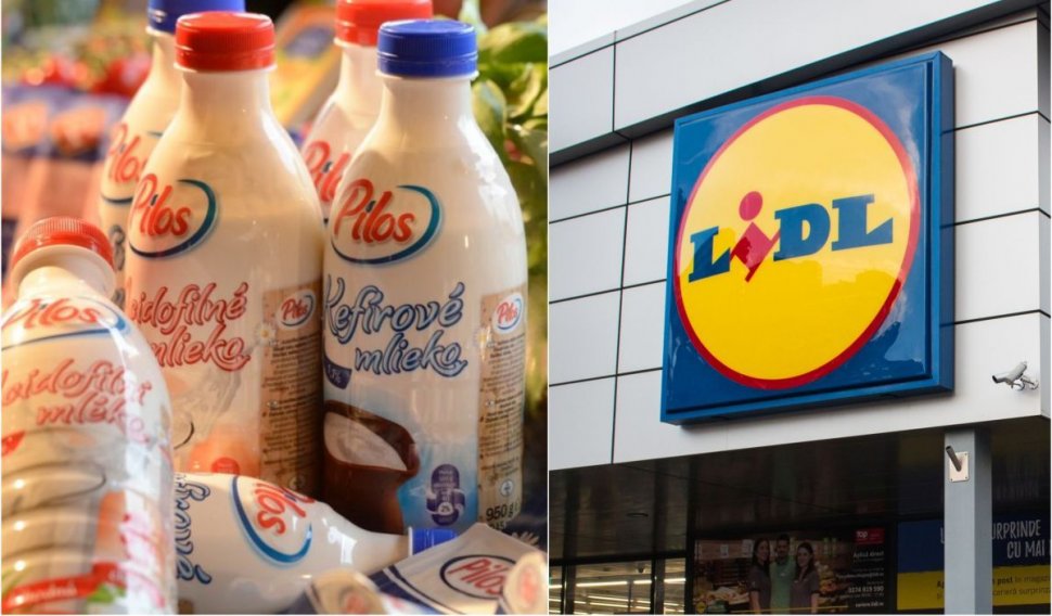 Unde e produs laptele Pilos din Lidl? Mulţi români nu citesc eticheta de pe cutie
