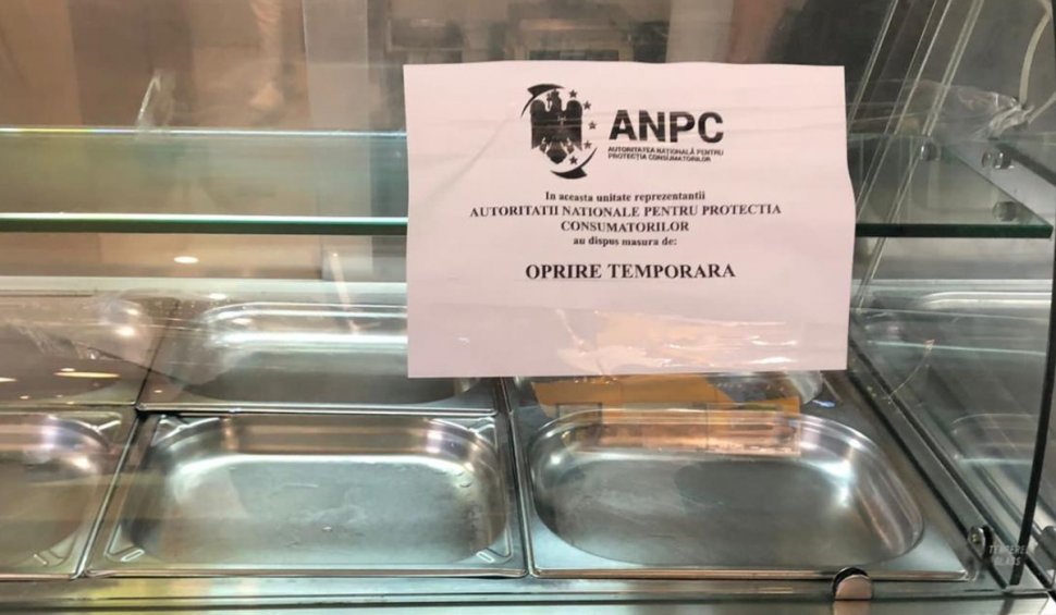 ANPC a închis o firmă de catering care ducea mâncare în școli și instituții din București și Giurgiu. Ce nereguri grave au găsit inspectorii