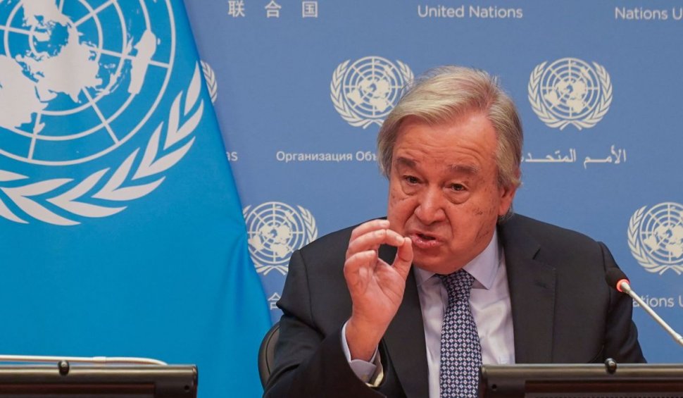 Șeful ONU: "Omenirea stă pe un strat subțire de gheață, iar acesta se topește rapid"