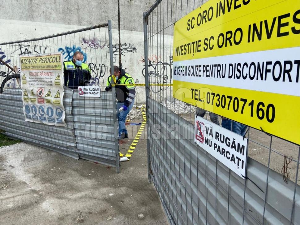 Moarte violentă pentru un muncitor, în Constanța. O bucată mare de BCA a căzut peste el 824181