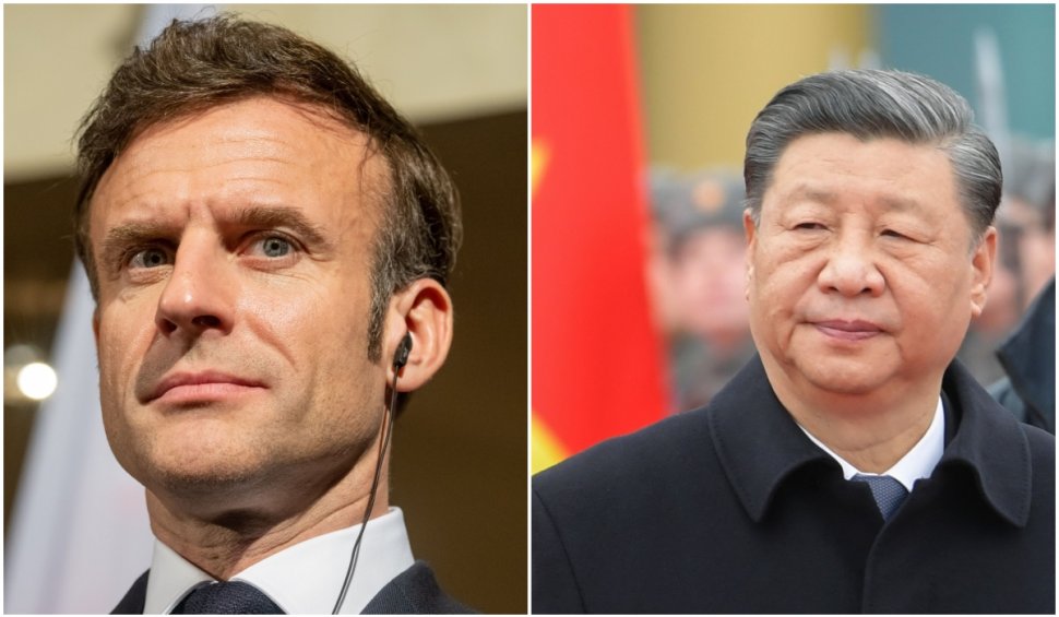 Emmanuel Macron va aborda cu Xi Jinping, în China, perspectivele de negocieri între Rusia şi Ucraina