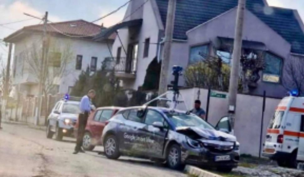Maşină Google Street View, accident rutier pe drumurile din România