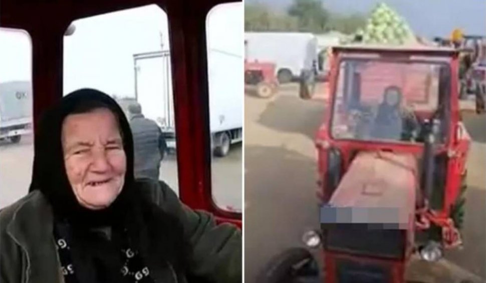 Tanti Mița conduce zilnic, la 76 de ani, tractorul cu varză. Femeia nu îi înțelege pe tinerii leneși