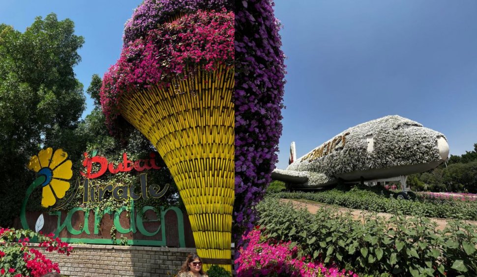 Cea mai mare grădină de flori din lume: Dubai Miracle Garden