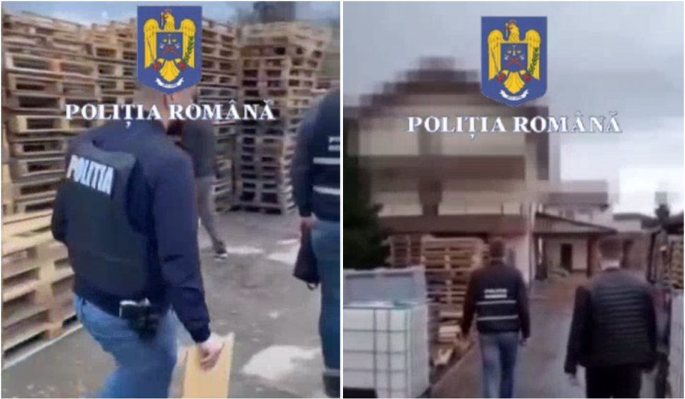 14.000 de paleţi furaţi de angajaţii unei firme din Ilfov | Două persoane au fost reţinute