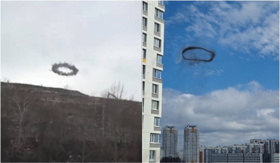 Cercuri negre pe cerul Moscovei! Locuitorii sunt îngroziți de fenomenul straniu