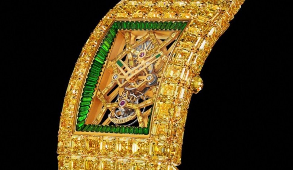 Așa arată ceasul de 20 de milioane de dolari, cu 425 de pietre prețioase: "Am creat o piesă unică" | Ce denumire a primit