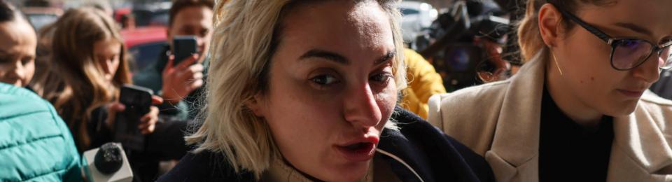 Primele imagini cu Ana Morodan, conducând haotic, chiar înainte să fie oprită de polițiști 825690