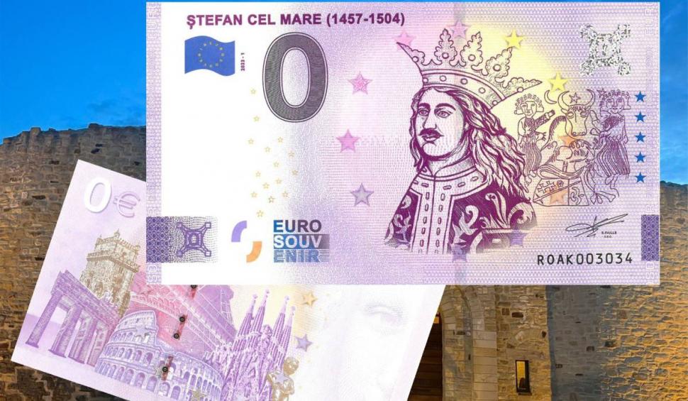 Cum arata bancnota euro suvenir cu Ștefan cel Mare și de unde se poate cumpăra 826107