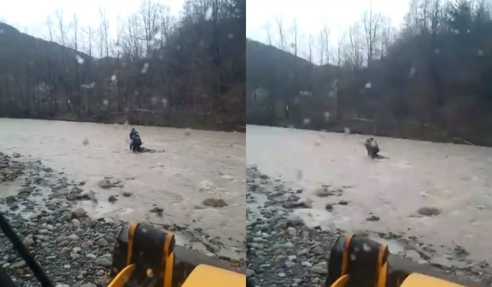 Un bărbat a murit luat de curent pe râul Putna, încercând să ajungă la animalele lui