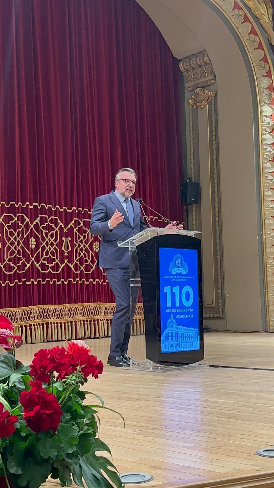 Ministrul Culturii, la aniversarea de 110 ani a ASE: ”Felicitări minunaților profesori, pentru menținerea Academiei în topul instituțiilor de învățământ” 827118