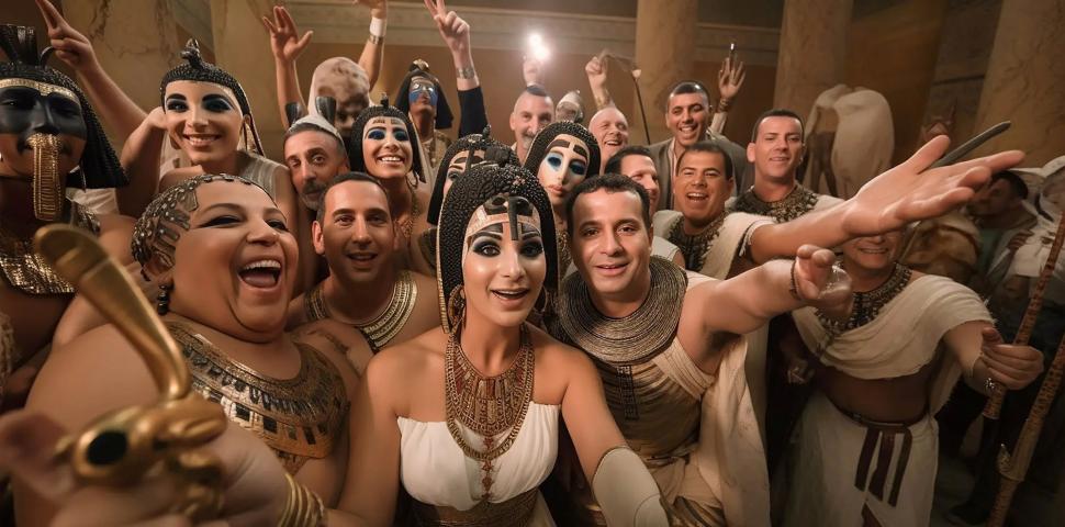 Cum ar fi arătat Iisus sau Cleopatra dacă și-ar fi făcut selfie-uri | Figuri celebre, ilustrate de AI: "Rezultatele sunt amuzante" 827253