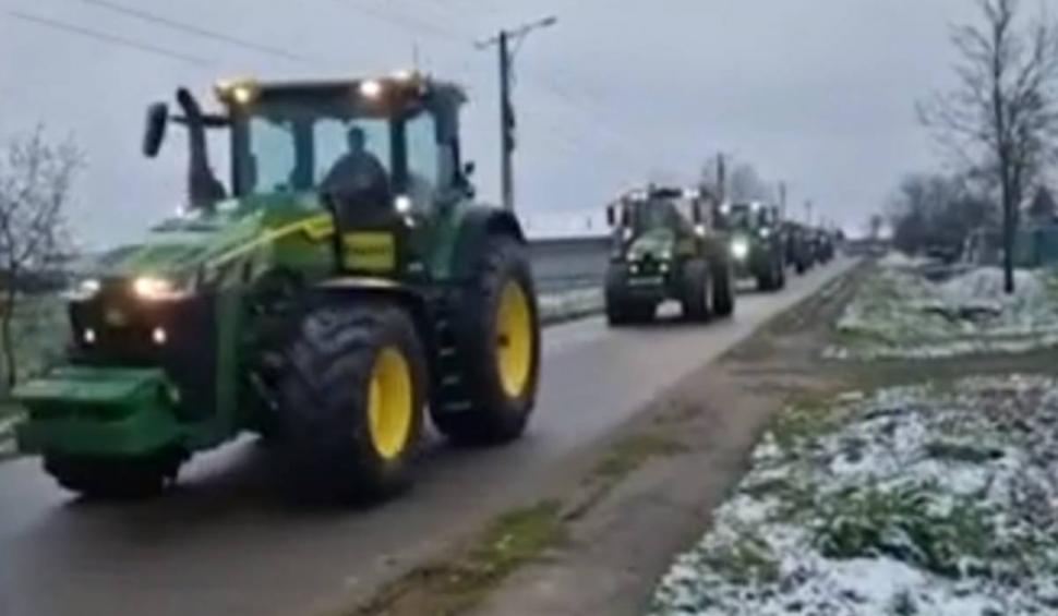 Protest naţional al fermierilor: Sunt blocate patru vămi şi portul Constanţa 827406