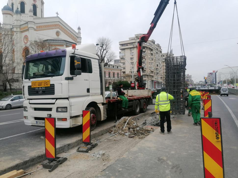 Așa arată fundațiile noilor porți de gabarit de la Pasajul Unirii din București 828041