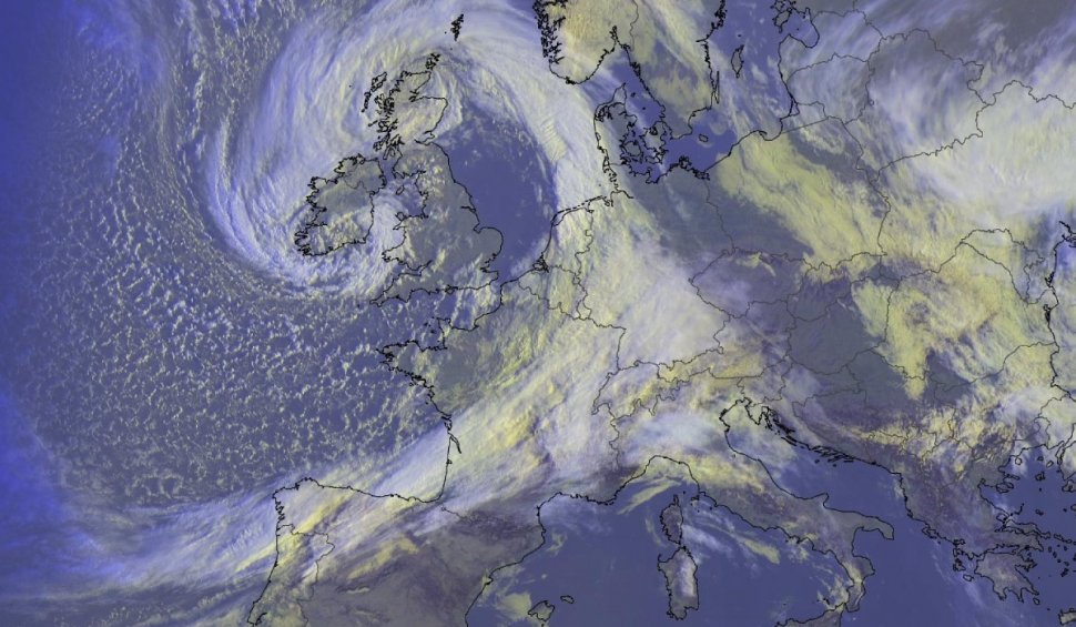 Furtuna Noa a lovit Europa cu rafale de peste 100 km/h! Ce țări sunt sub avertizare meteo de vreme rea
