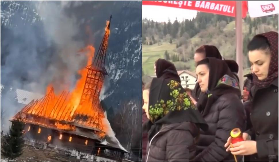 Miracol la biserica arsă de Florii, din Borșa. Sute de credincioși au venit să vadă minunea 828808