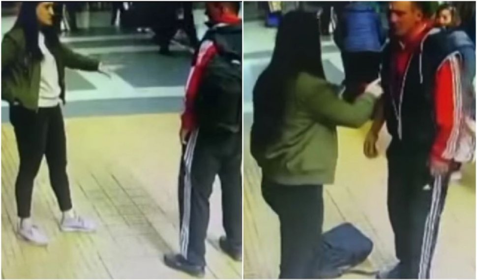 Polițistă agresată de un bărbat în Gara de Nord, în fața călătorilor: ”Este incredibil!”