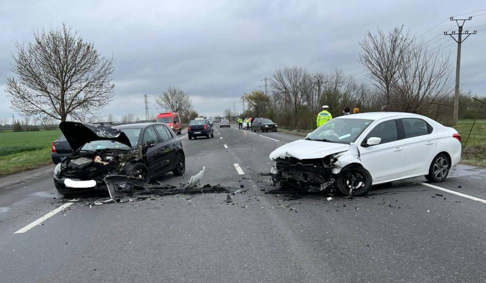 Accident cu trei mașini pe E85, în Buzău! Traficul este dirijat în zonă 829064