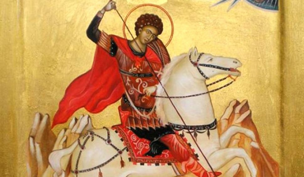 Calendar ortodox 23 aprilie 2023. Sărbătoare cu cruce roşie de Sfântul Gheorghe