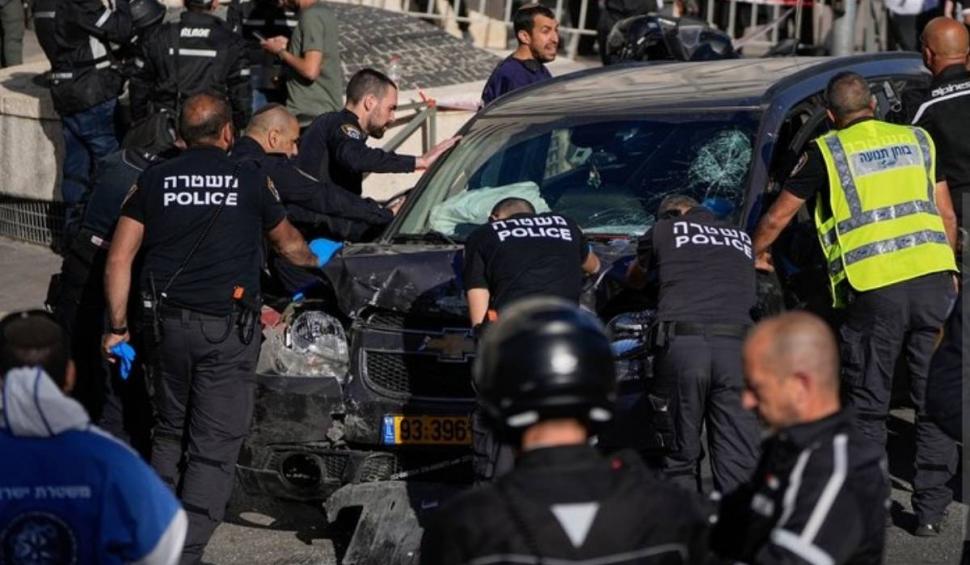 Atac terorist cu vehicul în Ierusalim. Mai multe persoane au fost rănite 830262