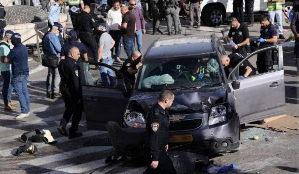 Atac terorist cu vehicul în Ierusalim. Mai multe persoane au fost rănite 830267