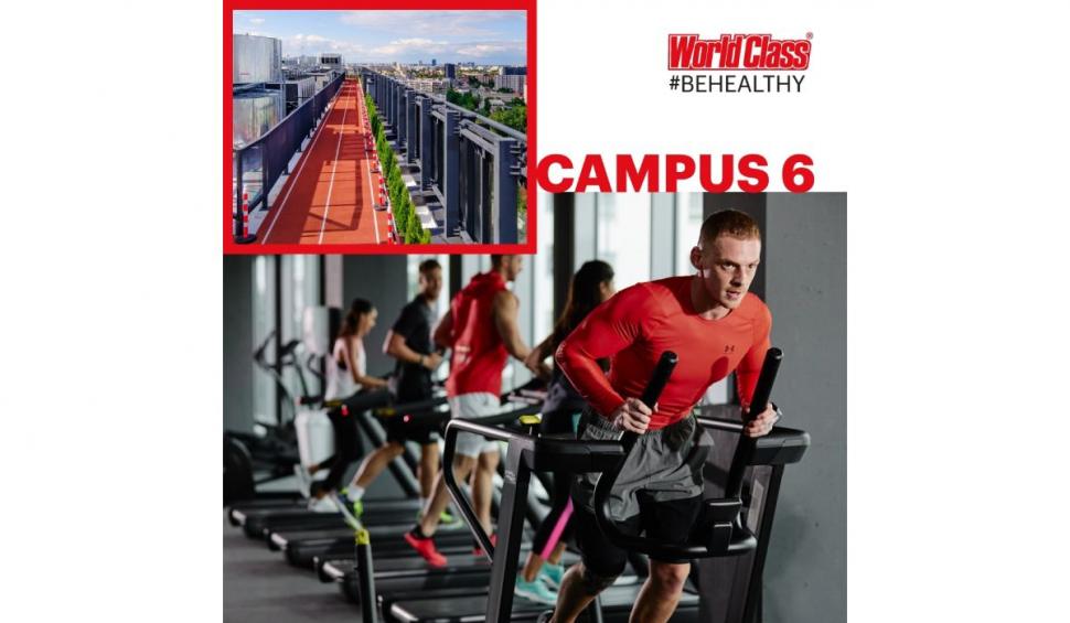 World Class deschide cel de-al 44-lea club de sănătate și fitness din rețea, în singura clădire de business din România cu pistă de alergare pe acoperiș 830180