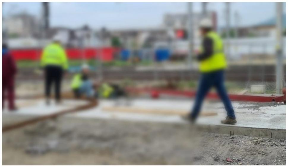 Accident de muncă mortal, în Gara Deva! Brațul unei betoniere s-a rupt și a căzut peste un muncitor  832668