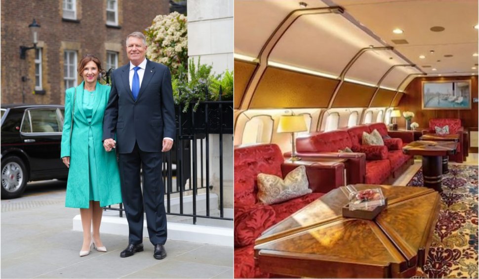 Cum arată avionul privat cu care Klaus Iohannis a mers la Londra, la încoronarea Regelui Charles al lll-lea