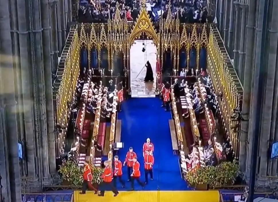 "Moartea cu coasa", la încoronarea Regelui Charles | Imaginea virală care a stârnit un val de glume: "Diana a venit să-şi ia revanşa" 832605
