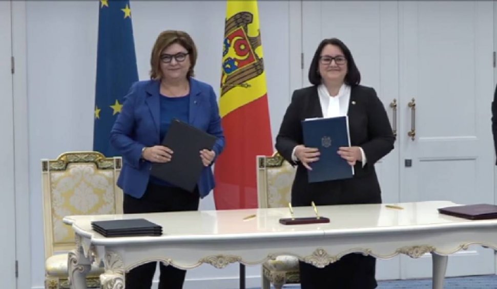 Comisarul european Adina Vălean a semnat acordul pentru afilierea Republicii Moldova la Mecanismul pentru Interconectarea Europei
