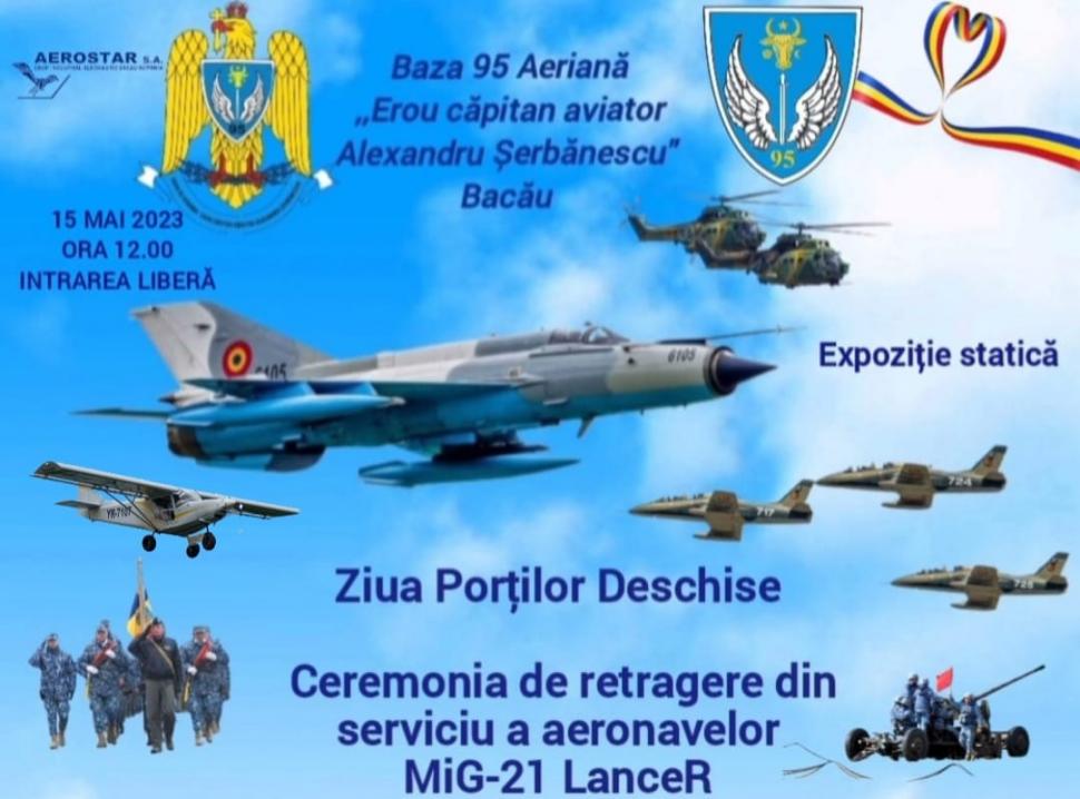 Avioanele MiG-21 LanceR ies la pensie! Pot fi admirate într-un ultim survol, la ceremoniile de retragere din serviciu 833114