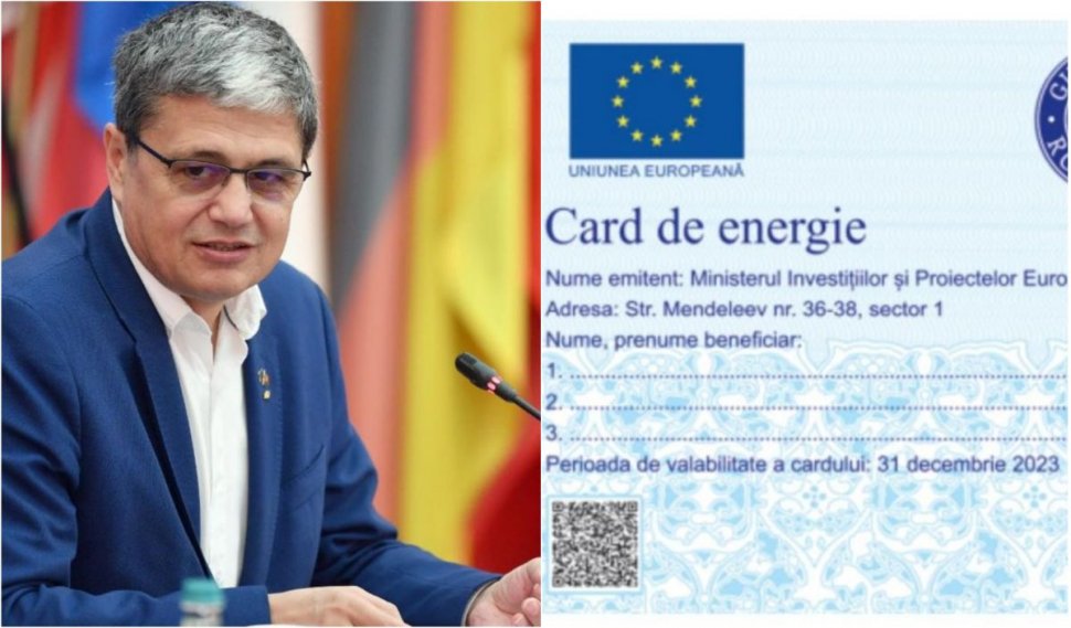 Modificări pentru utilizarea cardurilor de energie | Anunţul ministrului Marcel Boloş