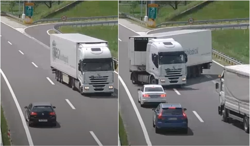 Șofer român de TIR, prins conducând pe contrasens pe o autostradă din Croația. Pedeapsa usturătoare pe care riscă să primească