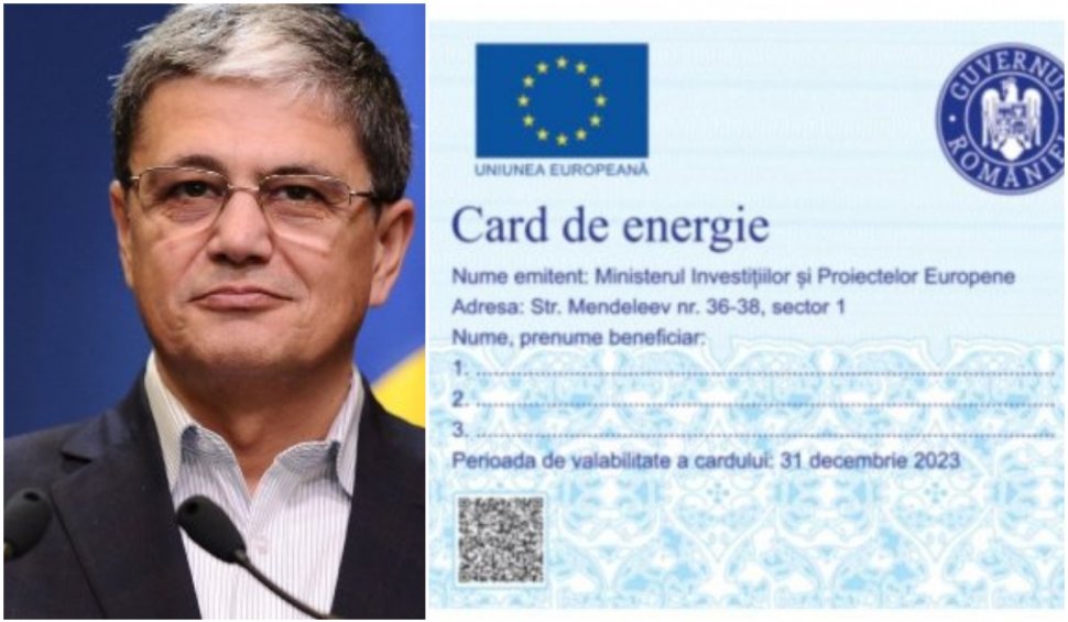 De când se extind plăţile pentru facturi cu cardul de energie | Anunţul ministrului Marcel Boloş