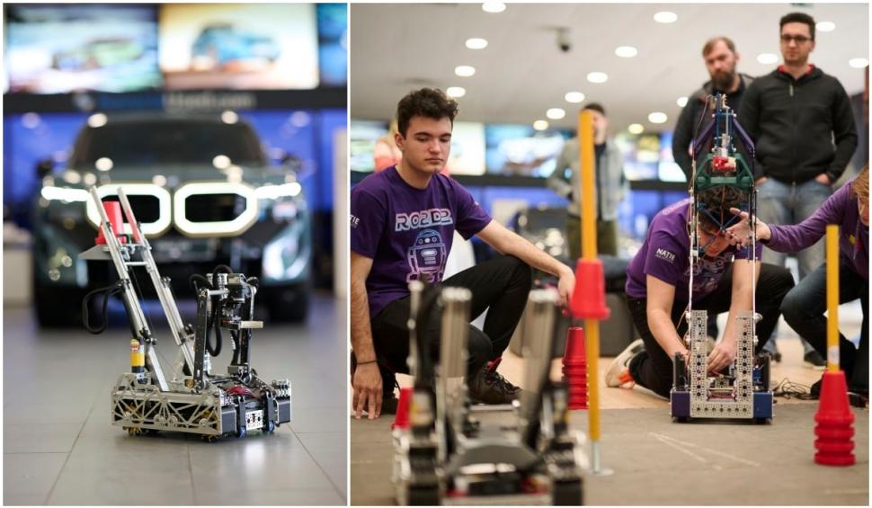 El este robotul Ro2D2 creat de echipa de robotică din Ploieşti şi premiat la campionatul mondial din SUA