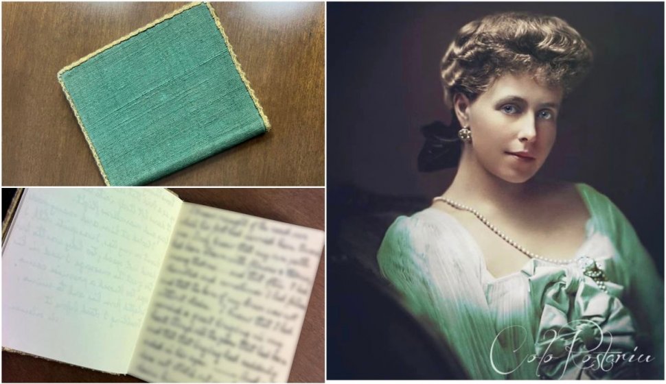 Jurnalul intim cu scoarțe verzi al Reginei Maria poate fi văzut la Muzeul Național de Istorie | A intrat în patrimoniul național