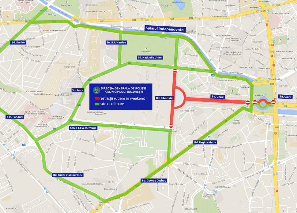 Restricţii de circulaţie în București, pentru mai multe evenimente | Calea Victoriei nu va fi pietonală în acest weekend 833501