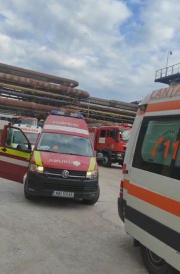 Alertă la Rafinăria Petromidia! Două persoane au căzut într-un bazin | Una dintre victime a murit  833736