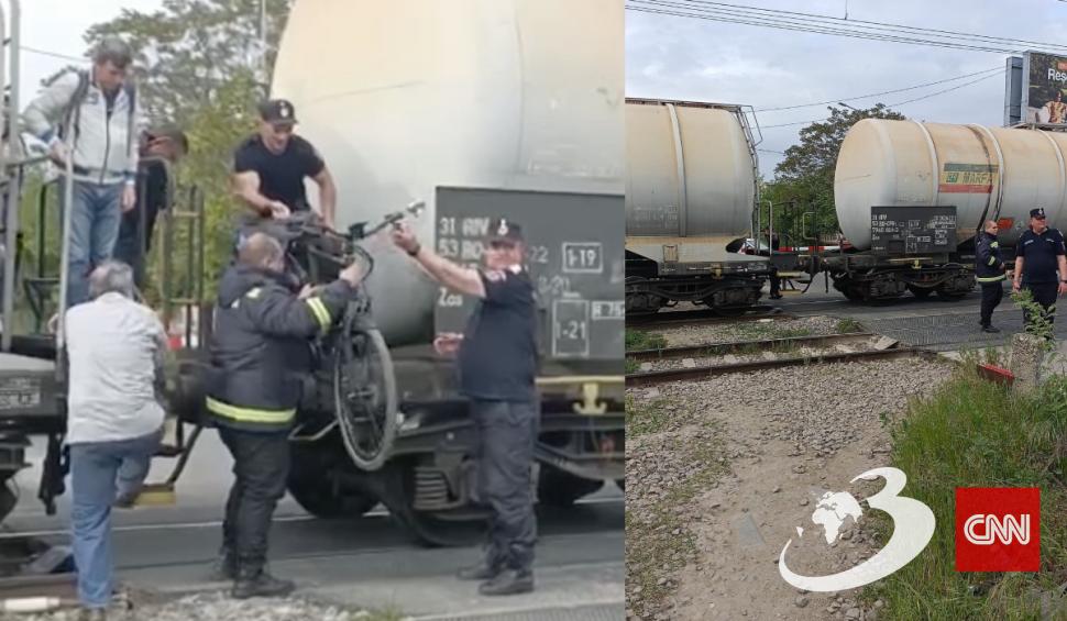 Trafic blocat în nordul Bucureștiului, după ce un marfar s-a defectat pe șine, la bariera Petricani 834073