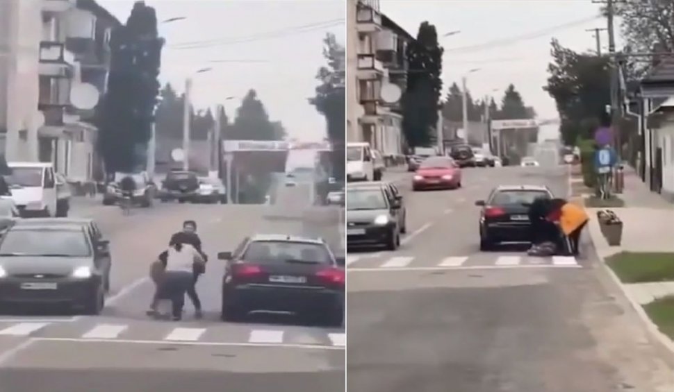 Trei femei s-au luat la bătaie în trafic din cauza unui bărbat. S-a întâmplat în Maramureş