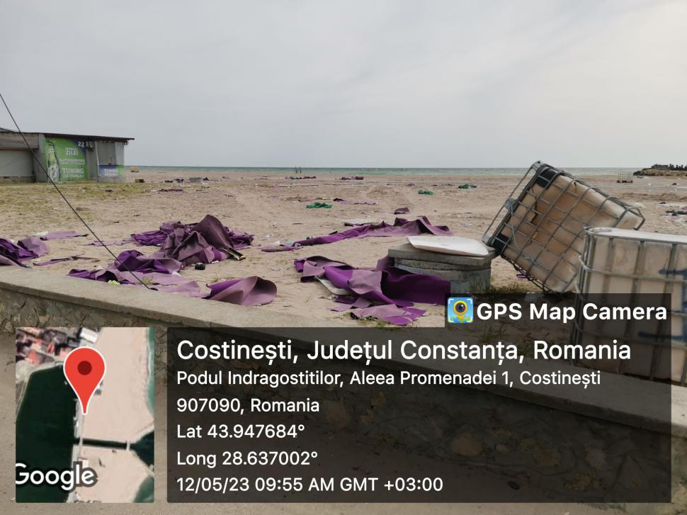 Mizerie de nedescris pe plaja din Costineşti la două săptămâni după festivalul la care au participat zeci de mii de tineri 834870