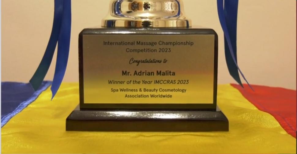 Un român a câştigat medalia de aur, după ce a impresionat un juriu internaţional cu tehnica sa de masaj 834819