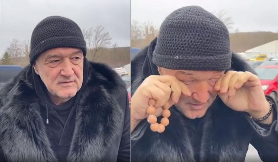 Cât costă treningul personalizat al lui Gigi Becali. Este brodat cu două cruci roşii şi are înscrisul "IC XC NI KA" 835016