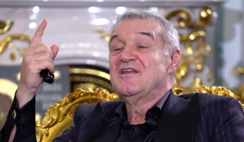 Cât costă treningul personalizat al lui Gigi Becali. Este brodat cu două cruci roşii şi are înscrisul "IC XC NI KA" 835017