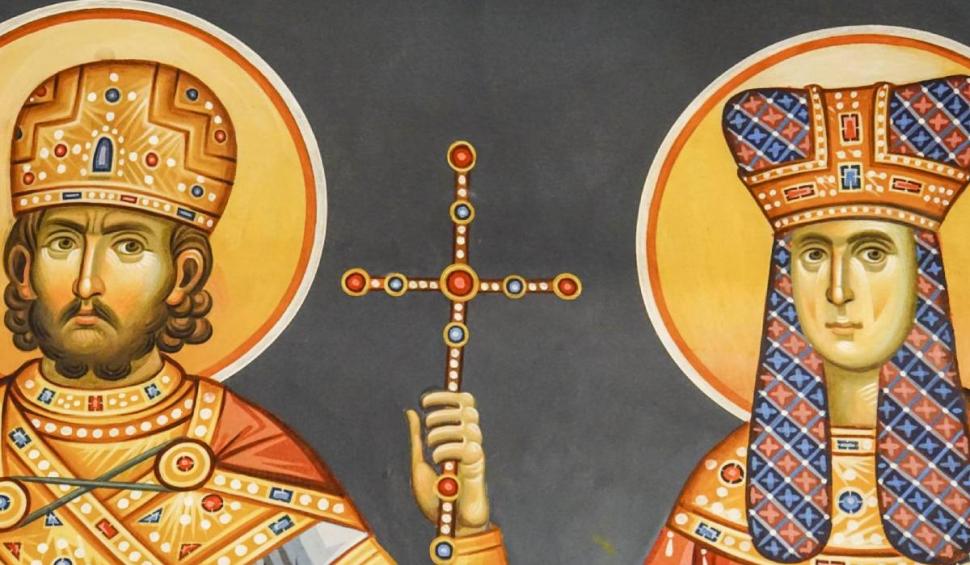 Calendar ortodox 21 mai 2023. Sărbătoare cu cruce roşie de Sfinţii Împăraţi Constantin şi Elena